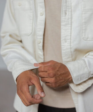 Cream Casual Professional Shirt 123